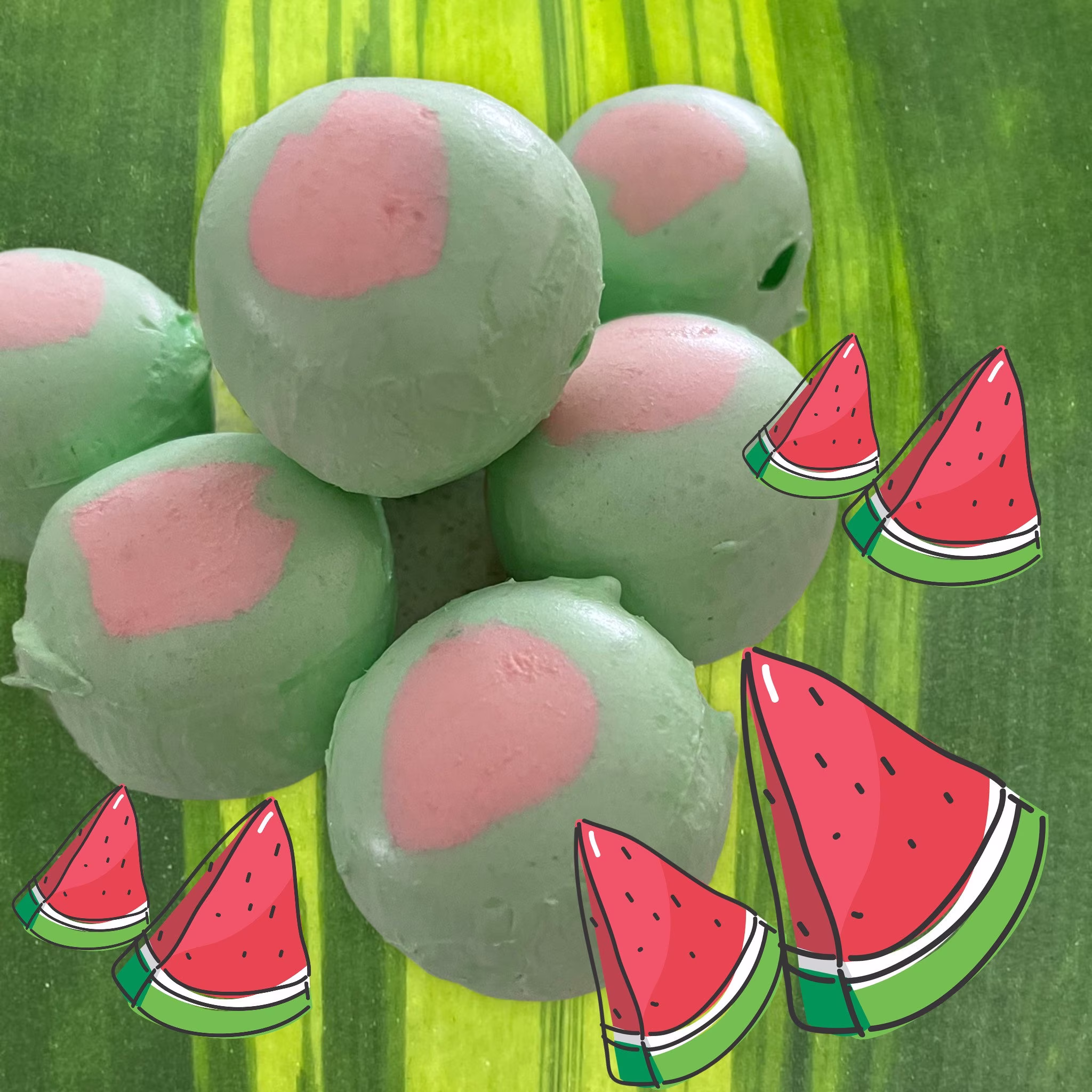 Sci-Fi Foods UK Freeze Dried Watermelon Salt Water Taffy Suitable For Vegetarians