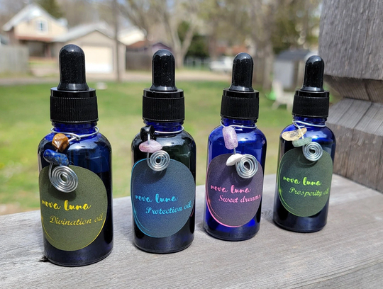 Prosperity Infused Herbal & Crystal Oil