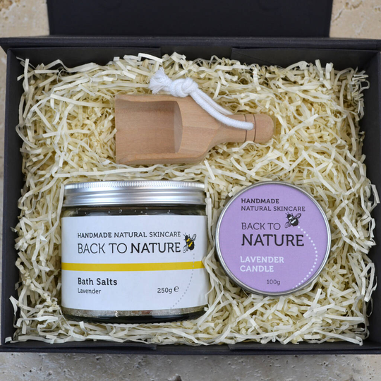 Aromatherapy Bath Salts And Candle Gift Set