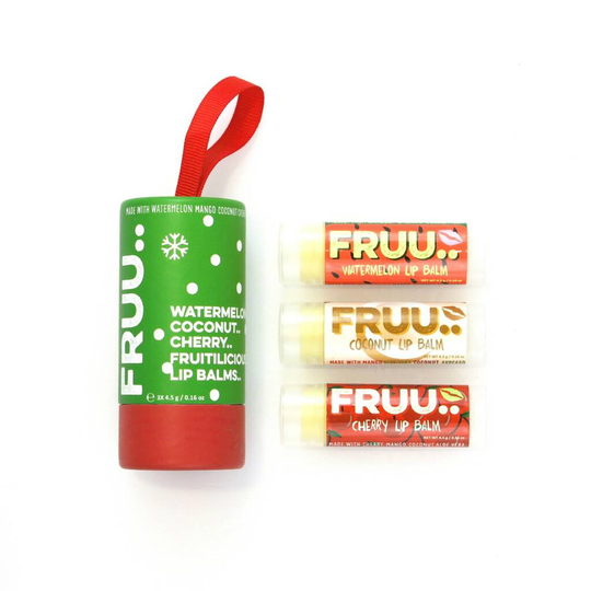 Organic And Vegan Christmas Lip Balm Trio Set