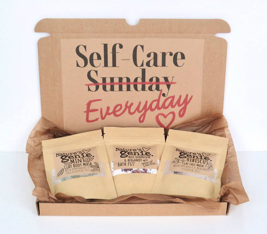 Natural Self Care Bath And Clay Mask Letterbox Gift