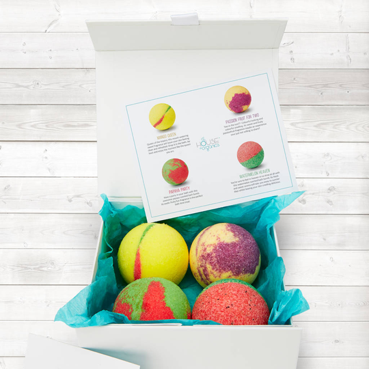 Exotic Collection Organic Bath Bomb Gift Set