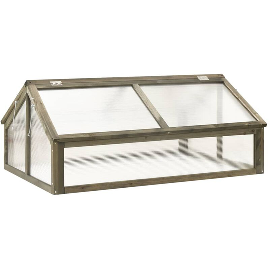 Vidaxl - Greenhouse Grey 114x80x50 cm Firwood Grey