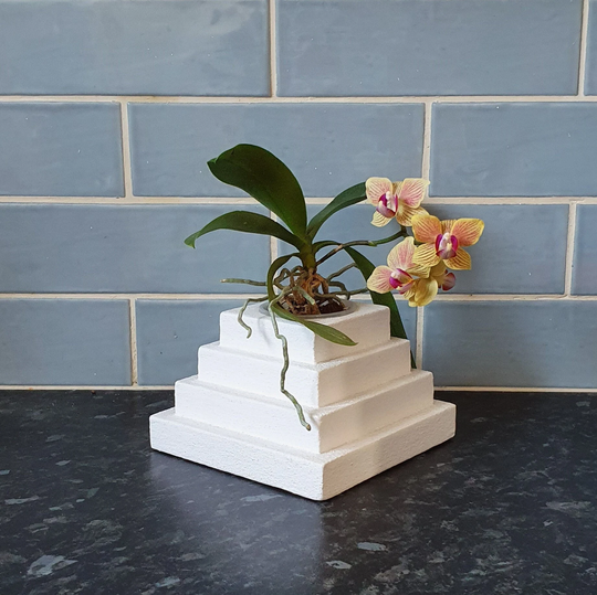 White Planter, Centerpiece, Flower Pot For Wedding, Living Room, Plant Pots, Decoration, Coffee Table Decoration