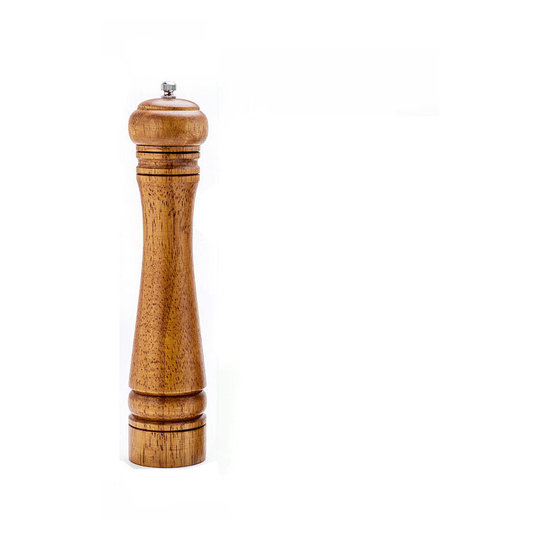 Muff - Salt and Pepper Mill, Wooden Salt and Pepper Mill, Manual Salt and Pepper Mill, Adjustable Ceramic Spice Grinder, Salt and Pepper Shaker, for