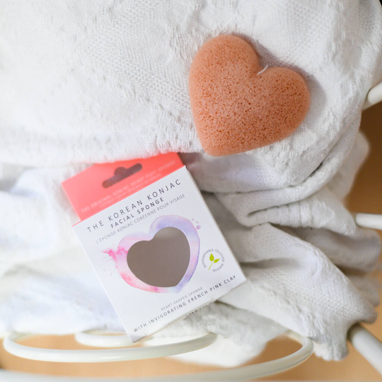 Heart Duo Konjac Sponges For Normal Skin