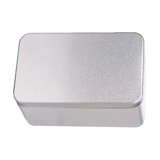 Echoo - Rectangular metal box - Tinplate - 13 x 8 x 6 cm