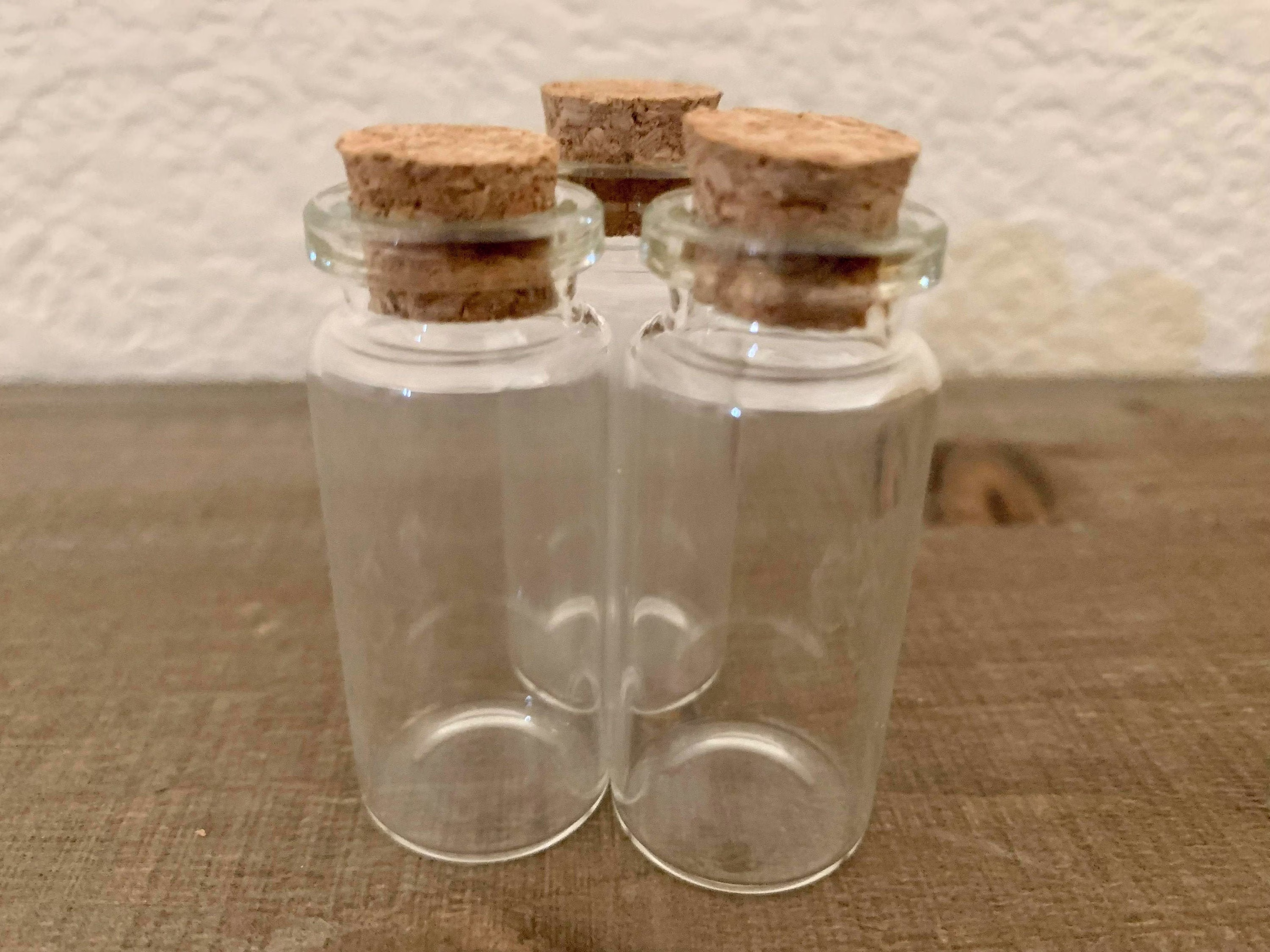 Empty Spell Bottle | 10 Ml Glass Spell Jar Mini Small Bottles With Cork Stopper