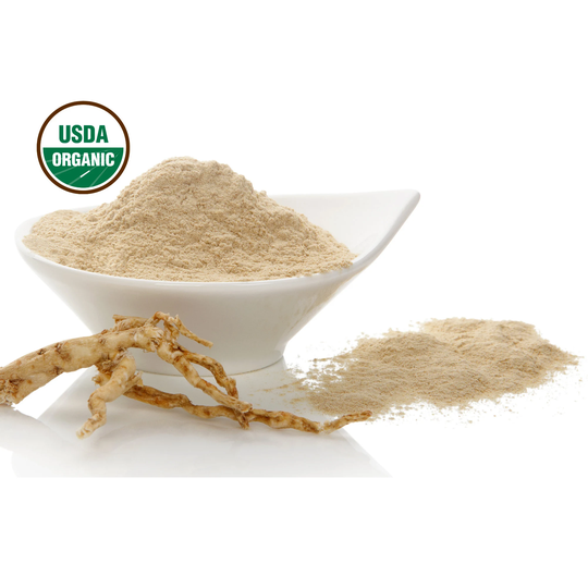 Raw Chinese Ginseng Root Powder, 1lb Wild-Harvested Panax