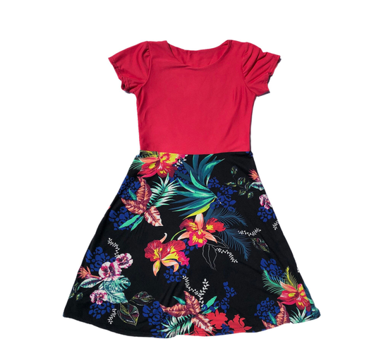 Tropical Dress, Mommy & Me Mother Daughter Matching Dresses, Vacation Dress For Women, Floral Mom Gifts