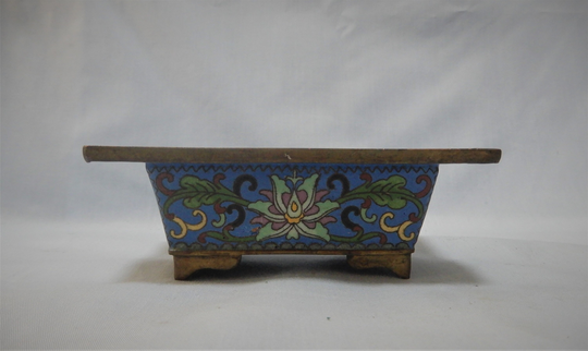 Antique Chinese Cloisonne Bonsai Pot Circa Early Century Hand Crafted in Beijing Retired Rarely Seen
