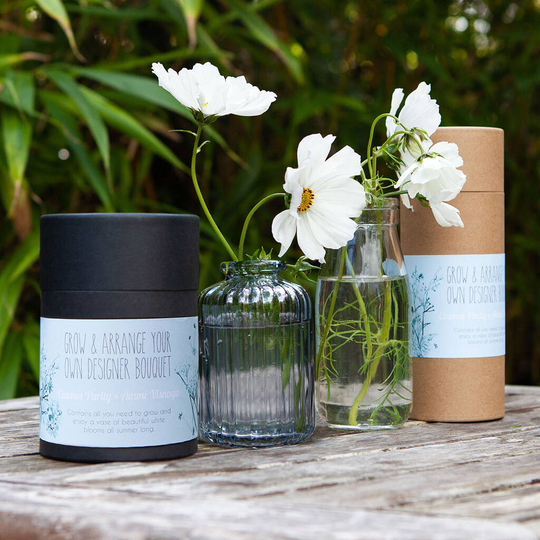 Grow Your Own Bouquet And Vase Gift Set