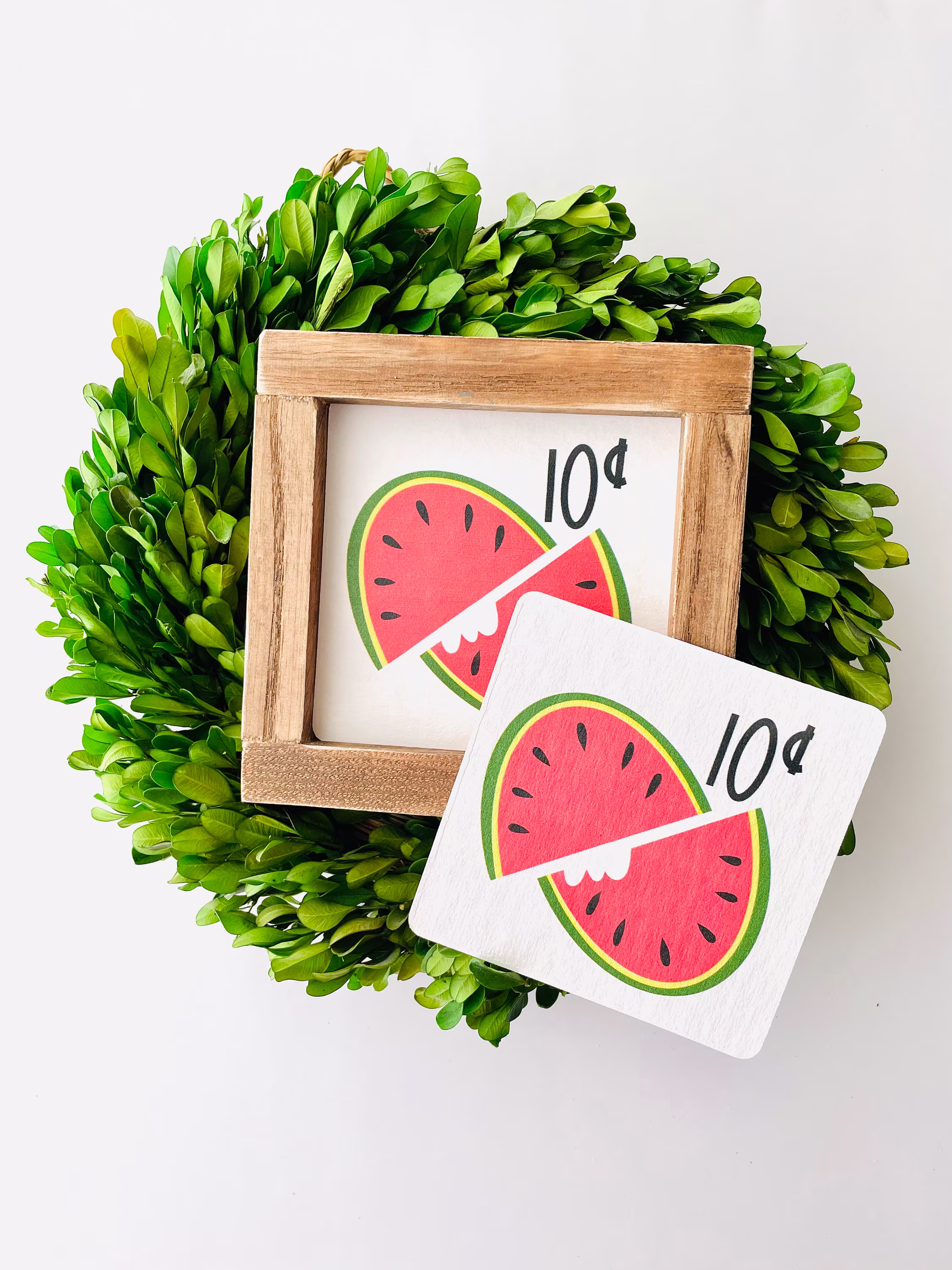 Watermelon For Sale Tile, Interchangeable Decor Sign, Tiered Tray, Seasonal Home Decor, Watermelon Signs, Summertime