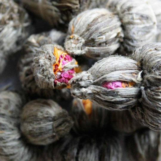 Rose Flower Blossom Green Tea 10 Pieces
