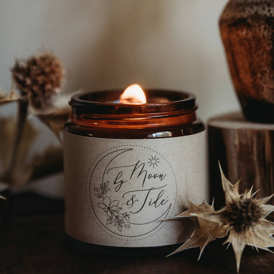 Wooden Wick Jar Candle Sea Salt And Caramel