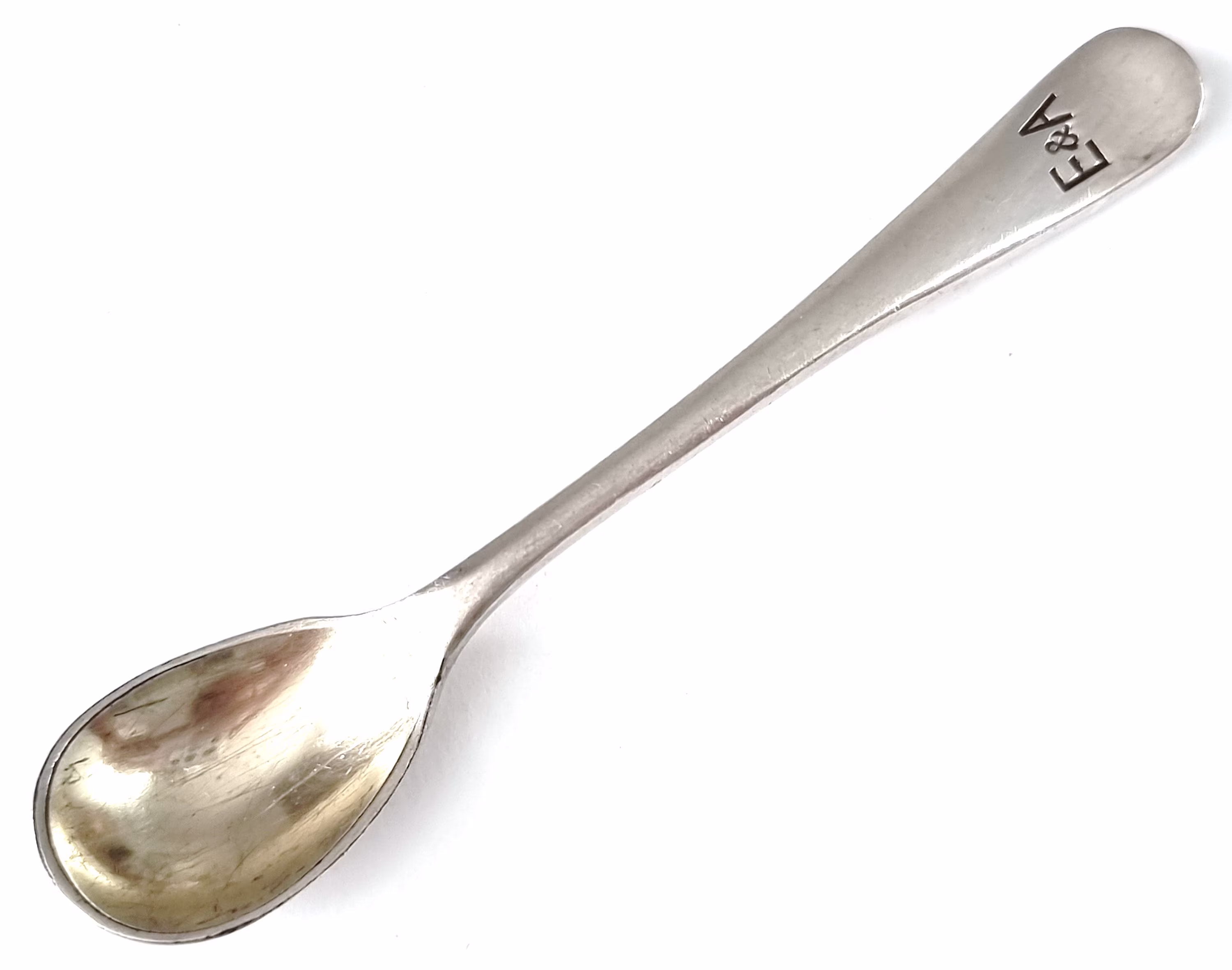 Nautical Flatware, Miniature Spoon, Salt Mustard Cruet Eastern & Australian Shipping, Gilded Bowl, Mappin & Webb