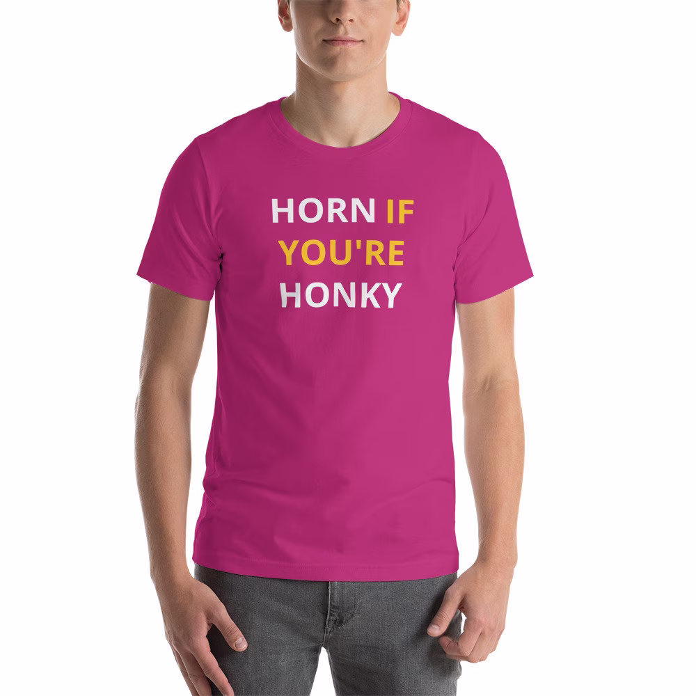 Horn If You're Honky - Terry Shirt Solar Opposites Season 2 Short-Sleeve Unisex T-Shirt