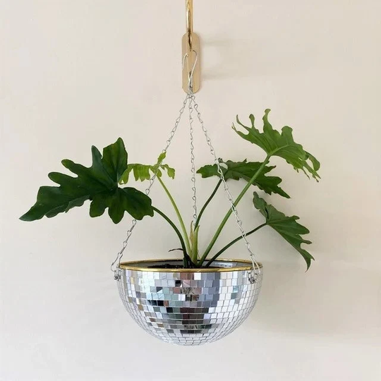 Disco Ball Planter - Sweet Home For Plants, Much Fun You