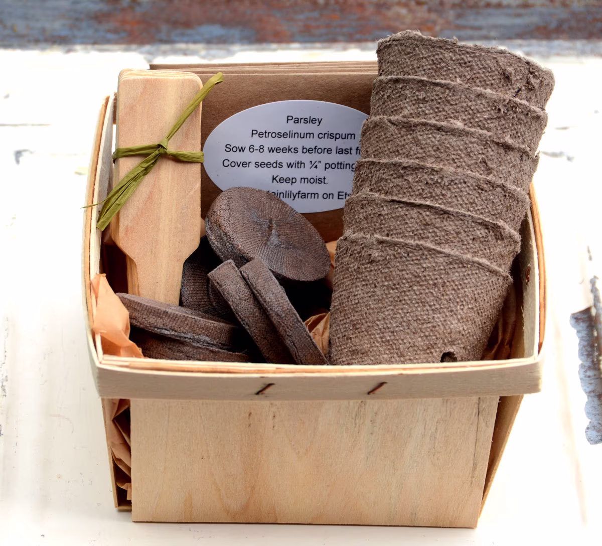 Herb Garden Kit, Easy To Grow Garden, Great Gift For Gardener Or Housewarming