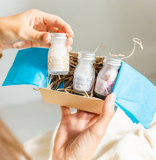 Miniature Aromatherapy Bath Salts Gift Set