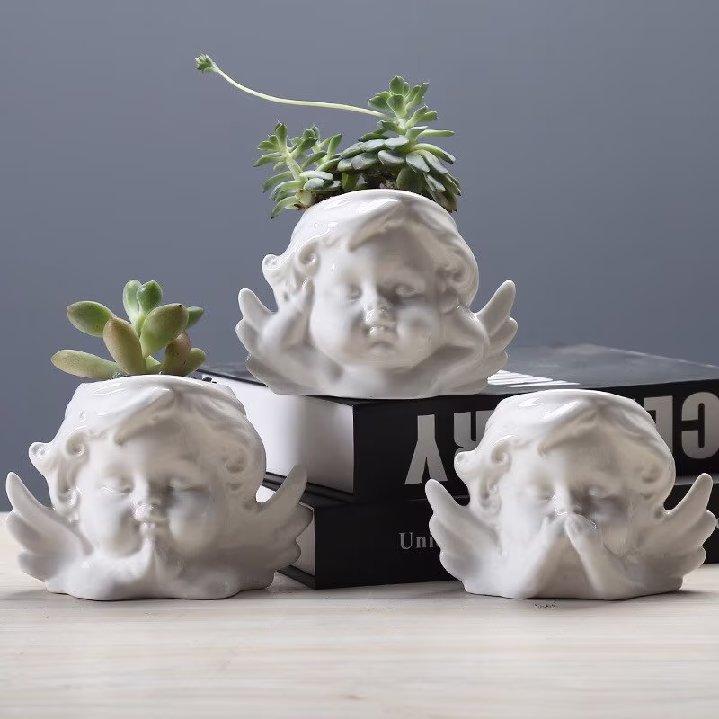 New Baby Angel Planter/ Indoor Succulent Pots/ Ceramic Planter/Cactus Pot