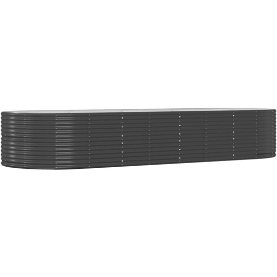 Vidaxl - Garden Planter Anthracite 367x140x68 cm Powder-coated Steel Anthracite