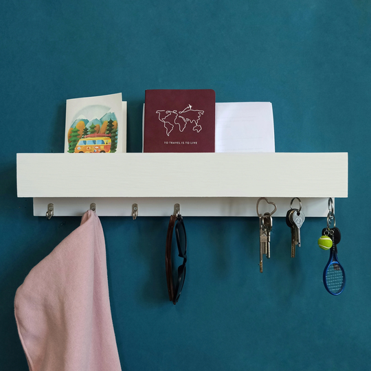 Entryway Organizer With Magnets & Mail Pocket