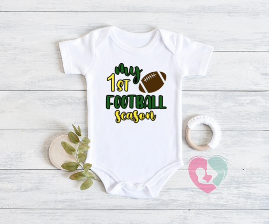 My 1st Football Season Onesie® - Cute Baby Sports Unisex Clothes