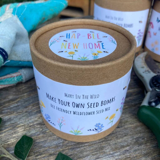 Hap Bee New Home Make Your Own Bee Seed Bomb Kit