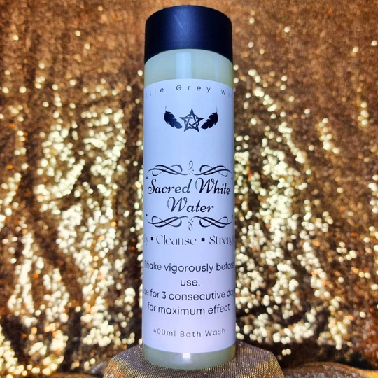 Sacred White Water For Spiritual Purification, Connection & Magical Potency. Voodoo, Haitian Vodou, Hoodoo Conjure Folk Magic