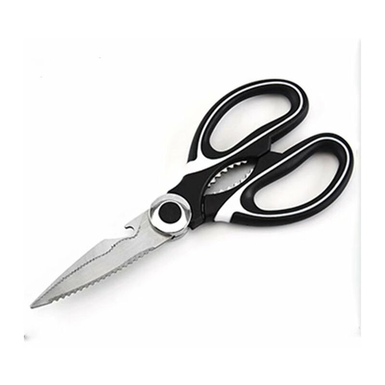Betterlifegb - Ultra-resistant stainless steel multifunction kitchen scissors with cutting blade plastic handles for chicken poultry fish meat
