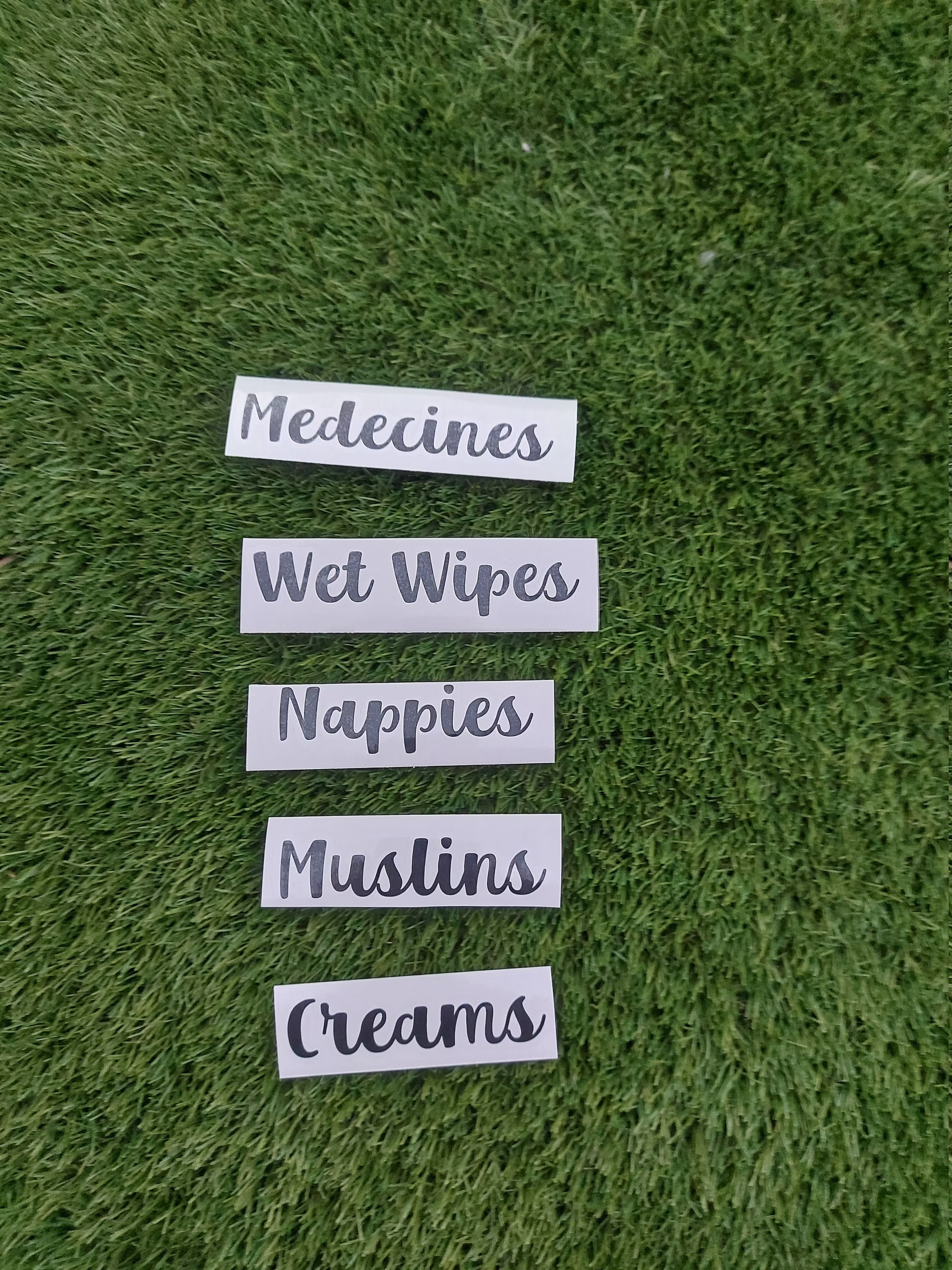 Nursery Organisation Labels, Nursery Drawer Stickers, New Baby Room Babies Organisation, Gift