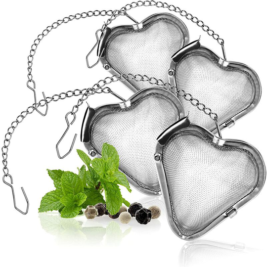 4X Stainless Steel Tea Strainer - Tea Infuser for Loose Tea and Spices - Tea Filter - infusers