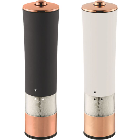 Seasoning jar high-value rose gold electric pepper grinder kitchen seasoning box seasoning box Black Gold + Platinum