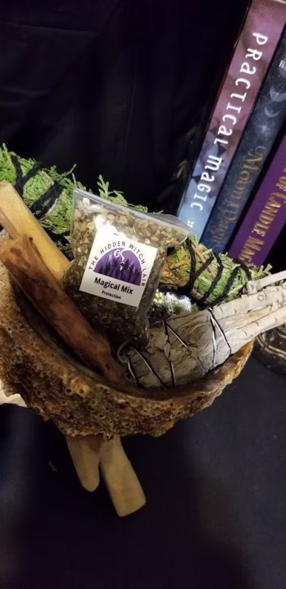 Magical Mix Sample Packet Witchcraft Herbs, Resins, Crystals, Stones