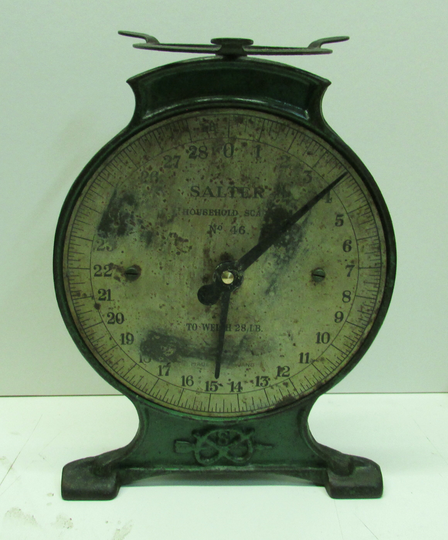 1920/30S Art Deco Salter Scales Clock