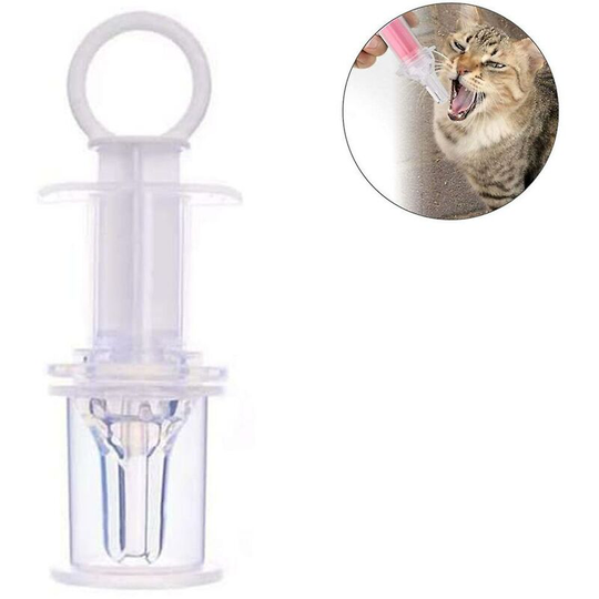 Small Pet Medicine Feeder White- ssxjv