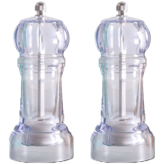 Fvbjd - Hand Grinding Pepper Mill Pepper Grinder Western Food Supplies Western Food Seasoning Bottle White