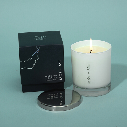 Massage Sandalwood And Jasmine CBD Candle