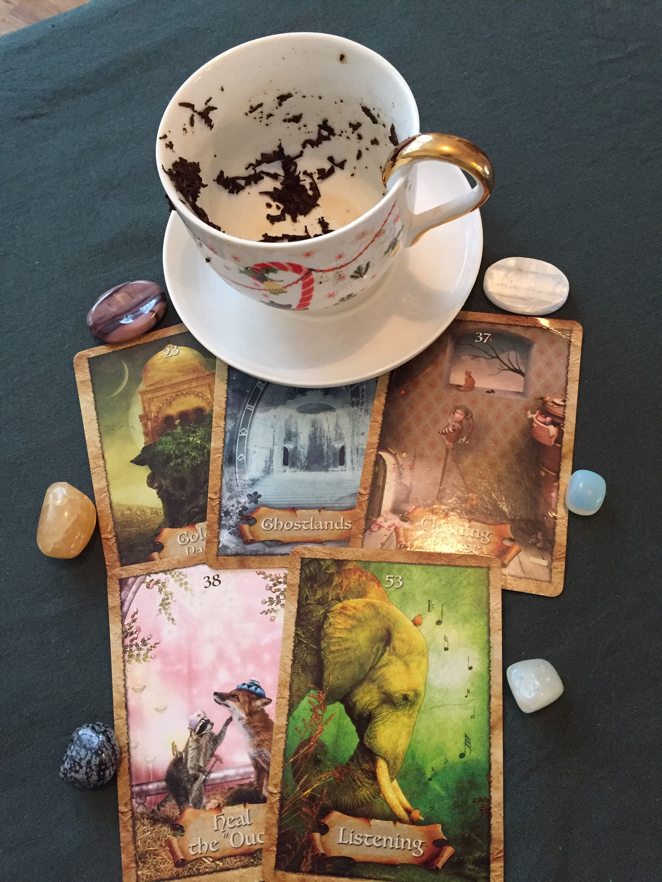 Tea Leaf Reading, Tasseography, Oracle Card Psychic Leaves, & Tarot Reading
