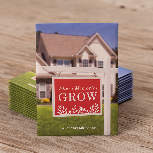 Where Memories Grow | Favors For New Home Owners 25 Wildflower Seed Packets