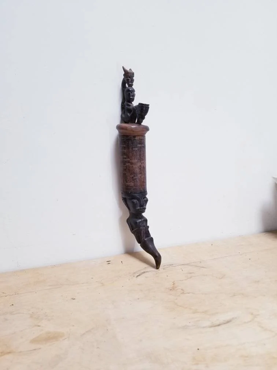 Vintage Sumatra Toba Batak Tribe Ceremonial Medicine Container