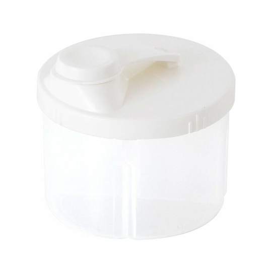 Milk powder dispenser Baby outgoing with milk powder portable box large-capacity complementary food storage box rotating milk powder box, white