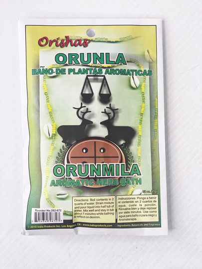 Orunla Aromatic Herb Bath .75 Oz Envelope