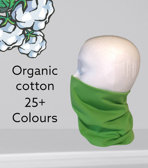 Neck Warmer Snood|Organic Cotton Snood|Orange Snood|Halloween|Kids Snood|Toddler Snood|Plain Colour Snood|Neck Gaiter|Cotton Scarf|Neck Tube