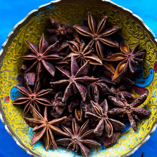 Culinary Whole Star Anise - Food Grade Spice -Infusion Herbal Aromatic