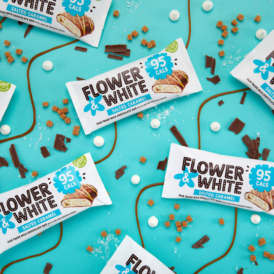 Salted Caramel Fairtrade Chocolate Meringue Bars