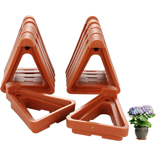 Echoo - 12 Pack Planter Stands for Invisible Planter Pots, Planter Pot Risers Indoor or Outdoor, Perfect for