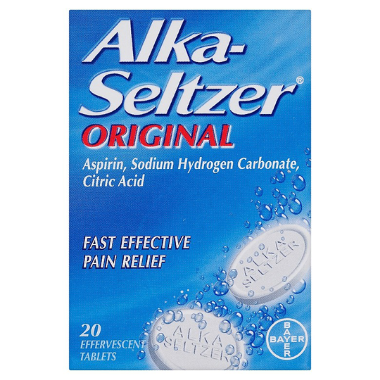 Alkaseltzer Original Effervescent Tablets 20