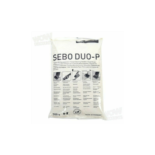 Sebo - Duo-P 0464/1 Cleaning Powder for Carpets - 500 g - White